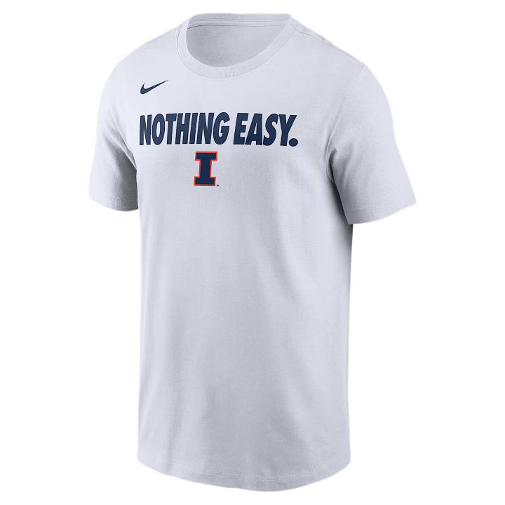Nike Nike Dri Fit College T Shirts Men's White Crew Neck Moderate