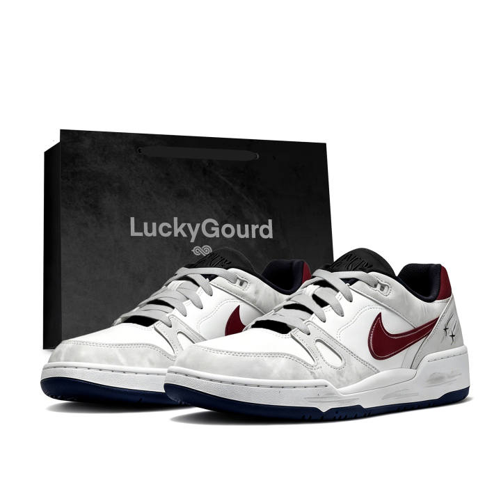 Nike Nike Full Force Skateboard Shoes Men's Low Top Red