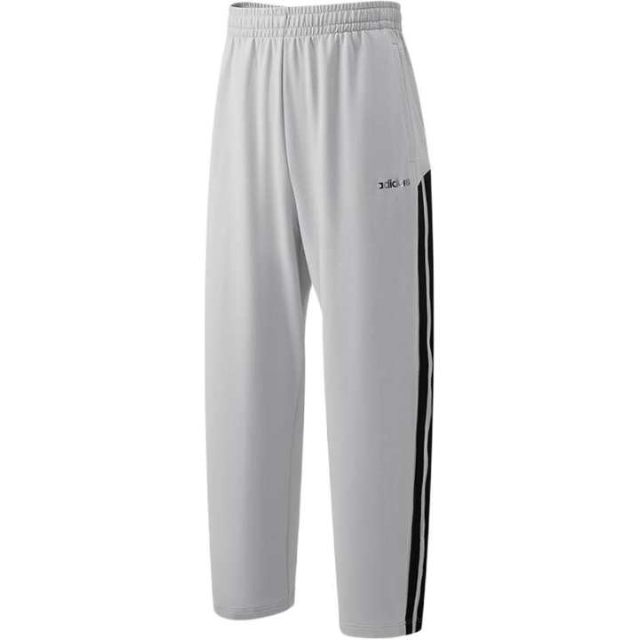 Adidas Adidas Casual Pants Men's Gray Moderate Straight Fit Pants
