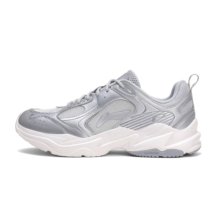 Li-Ning Li Ning Cloud Returns Casual Shoes Men's Low Top Silver