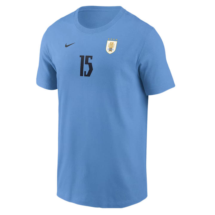 Nike Nike T Shirts Men's Courage Blue Crew Neck Moderate