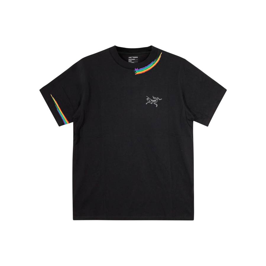 Arcteryx KRAGG T Shirts Unisex Black/Black Crew Neck Moderate