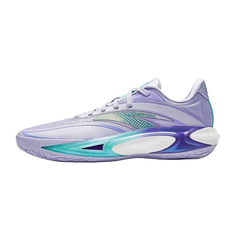 ANTA Fengmang 3 Basketball Shoes Men's Low Top Misty Purple/Colored Porcelain Purple