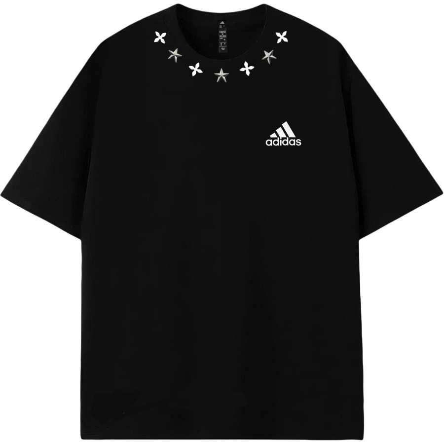 Adidas Adidas MUST HAVES T Shirts Unisex Black Crew Neck Moderate Straight Fit