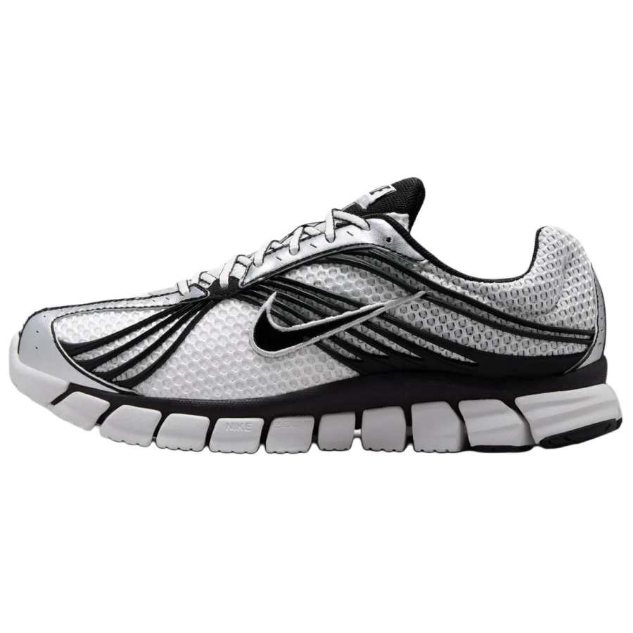 Nike Nike Zoom Skylon 11 Breathable Rebound Low top Casual Running Shoes Men's White Silver