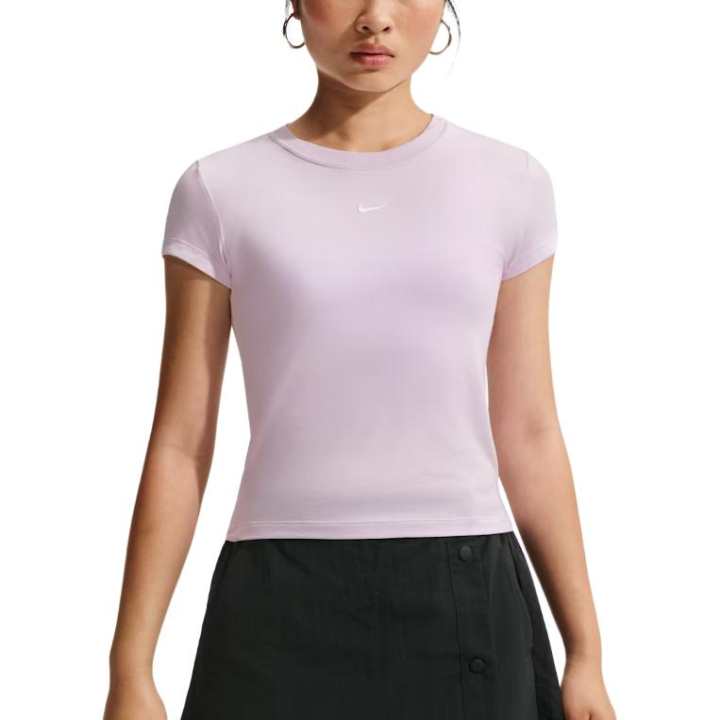 Nike Nike T Shirts Women's Light Purple Lilac Crew Neck