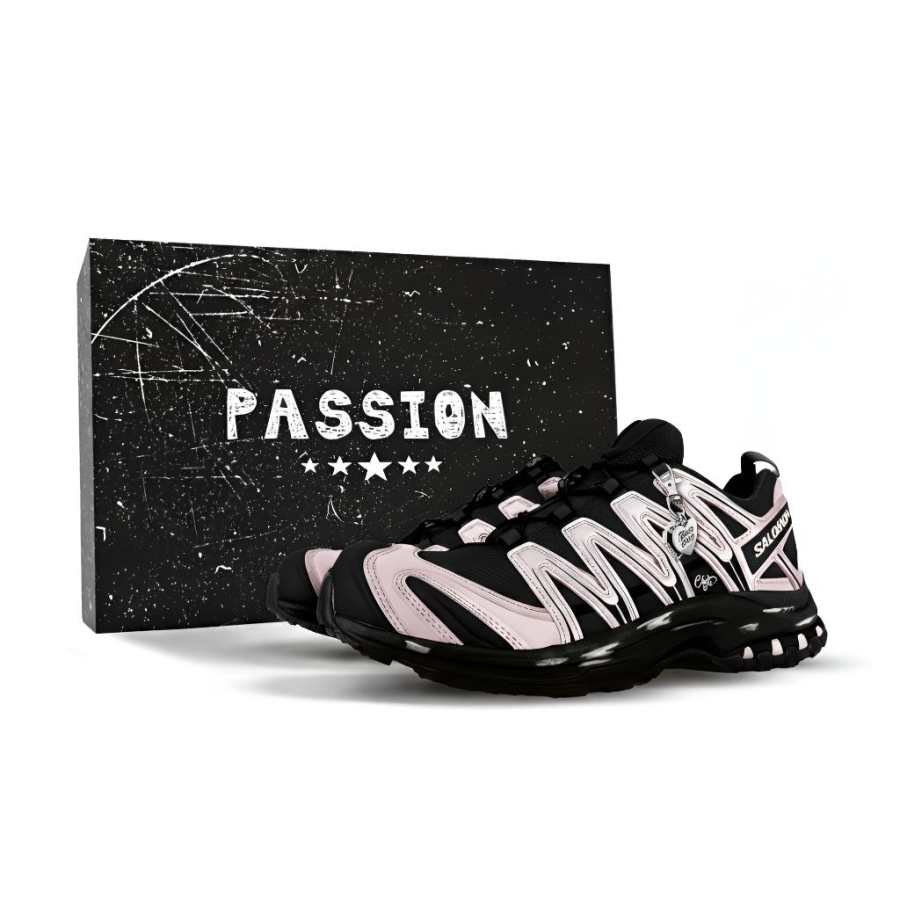 SALOMON XA PRO 3D Outdoor Shoes Unisex Low Top Black Pink Multicolor