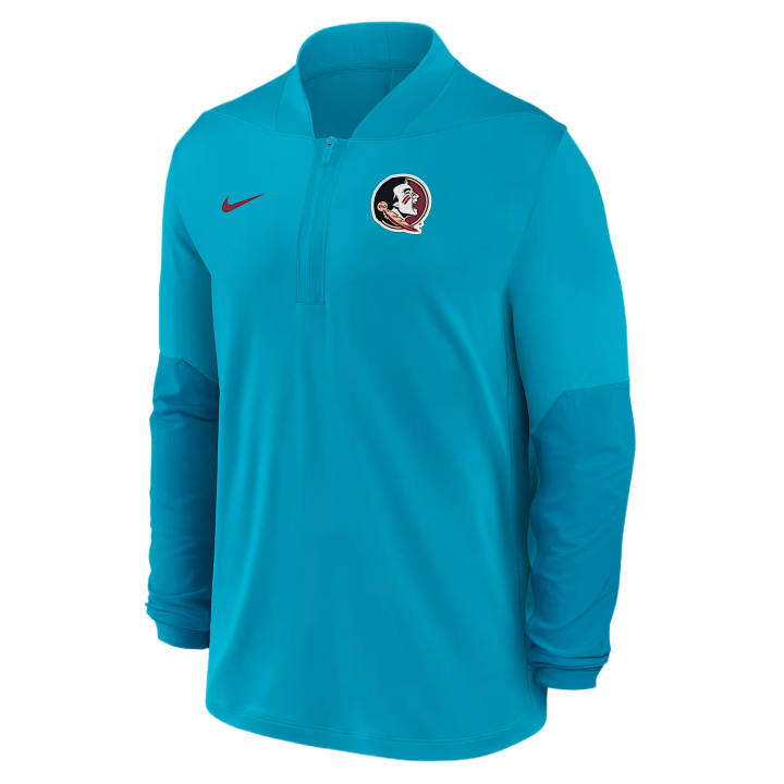 Nike Nike T Shirts Men's Turquoises Baseball Collar Moderate