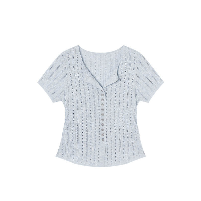 XIANGYING Knitwear Women's Blue Thin