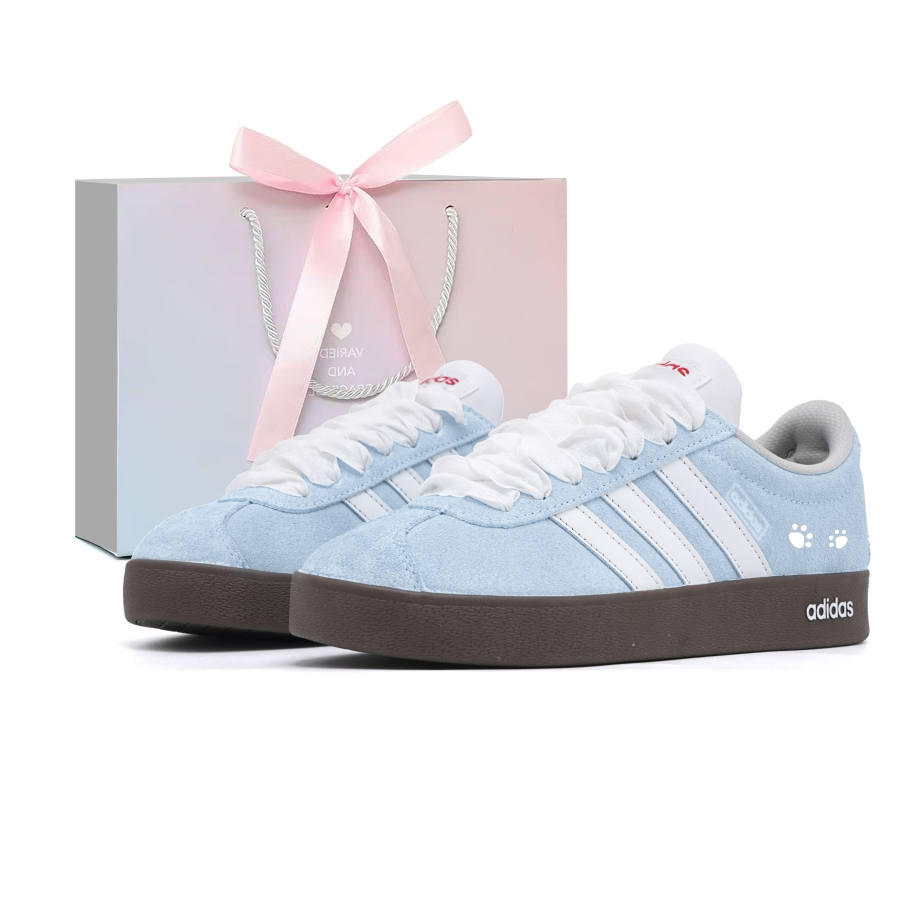 Adidas Adidas VL COURT 2.0 Skateboard Shoes Unisex Low Top White