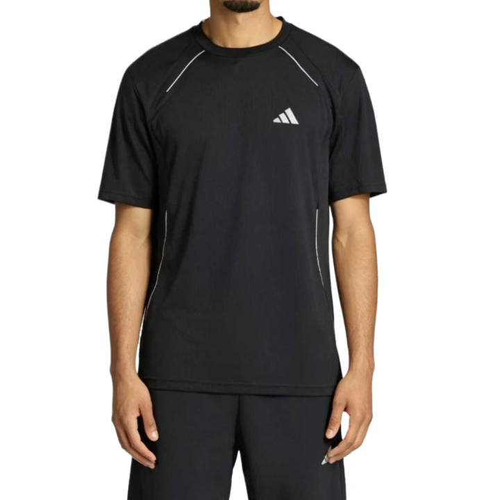 Adidas Adidas T Shirts Men's Black Crew Neck Moderate