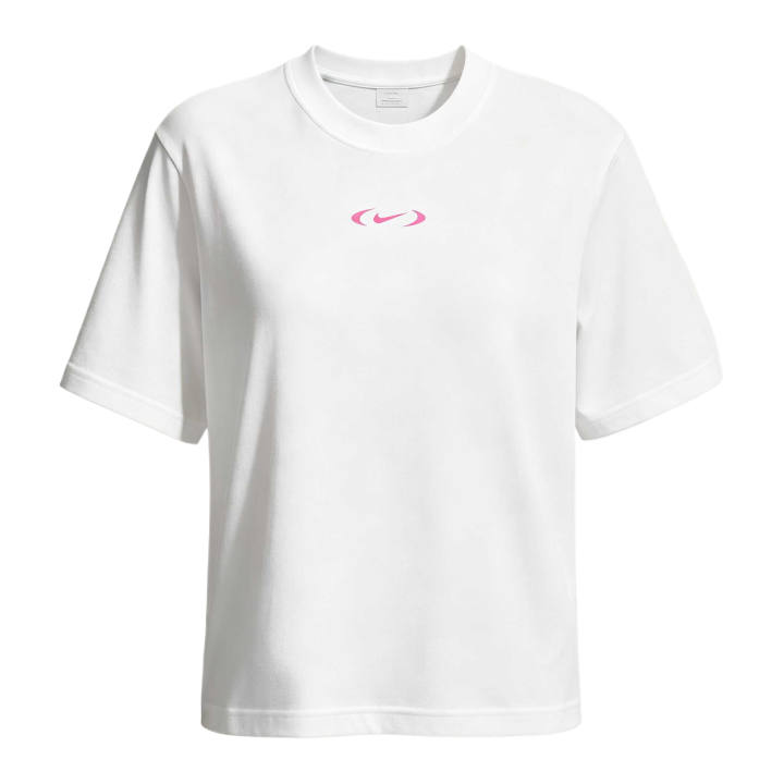 Nike Nike Sportswear T Shirts Women's Mountain Peak White Crew Neck Moderate