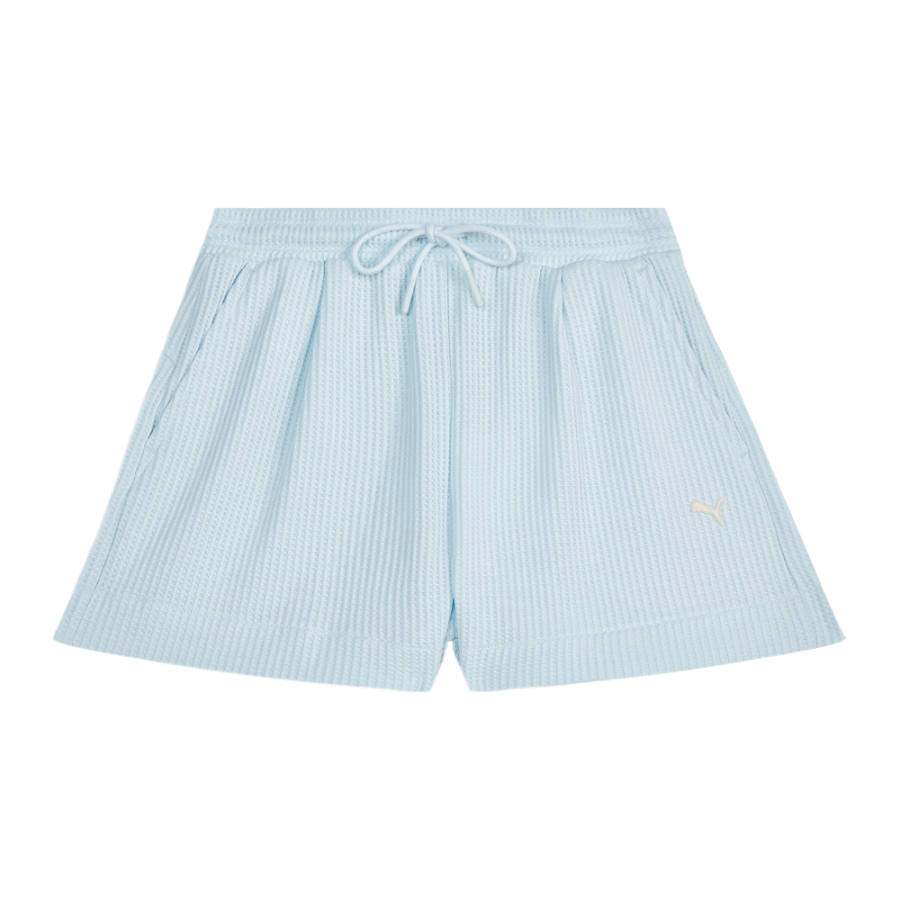 PUMA ESSENTIALS Casual Shorts Women's Aqua Blue Moderate