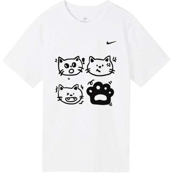 Nike Nike Sportswear T Shirts Unisex White Crew Neck Moderate