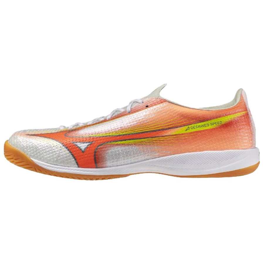 Mizuno Alpha 3 Soccer Shoes Unisex White X Orange X Yellow