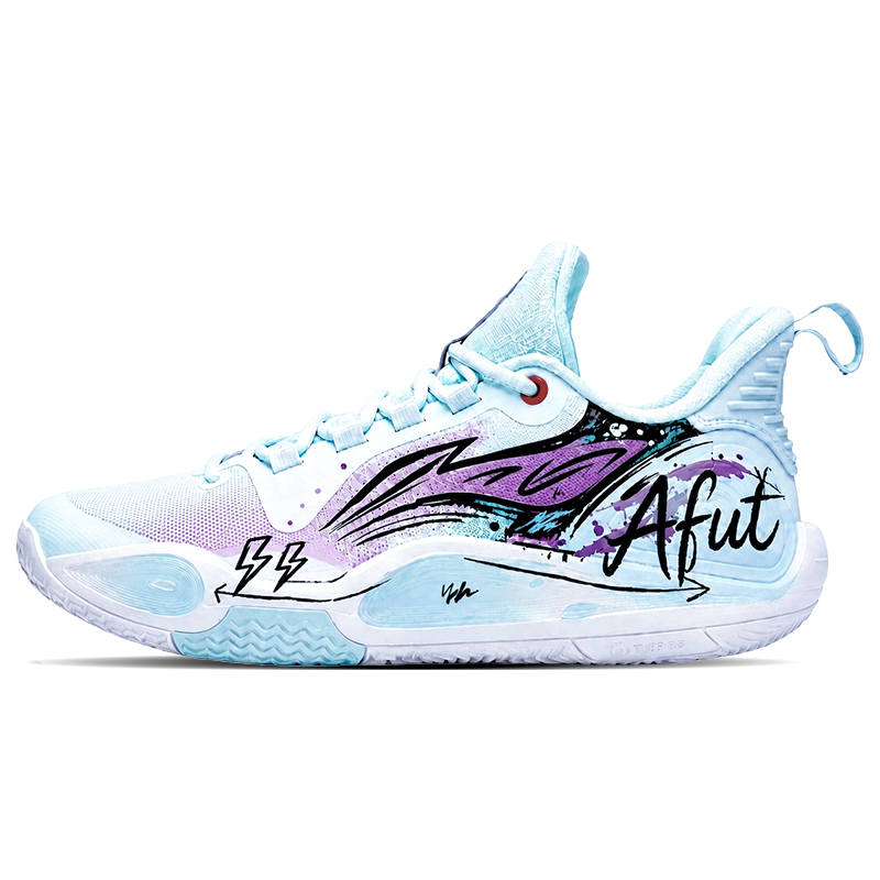 Li-Ning Li Ning Speed 9 Basketball Shoes Men's Low Top Blue/Purple