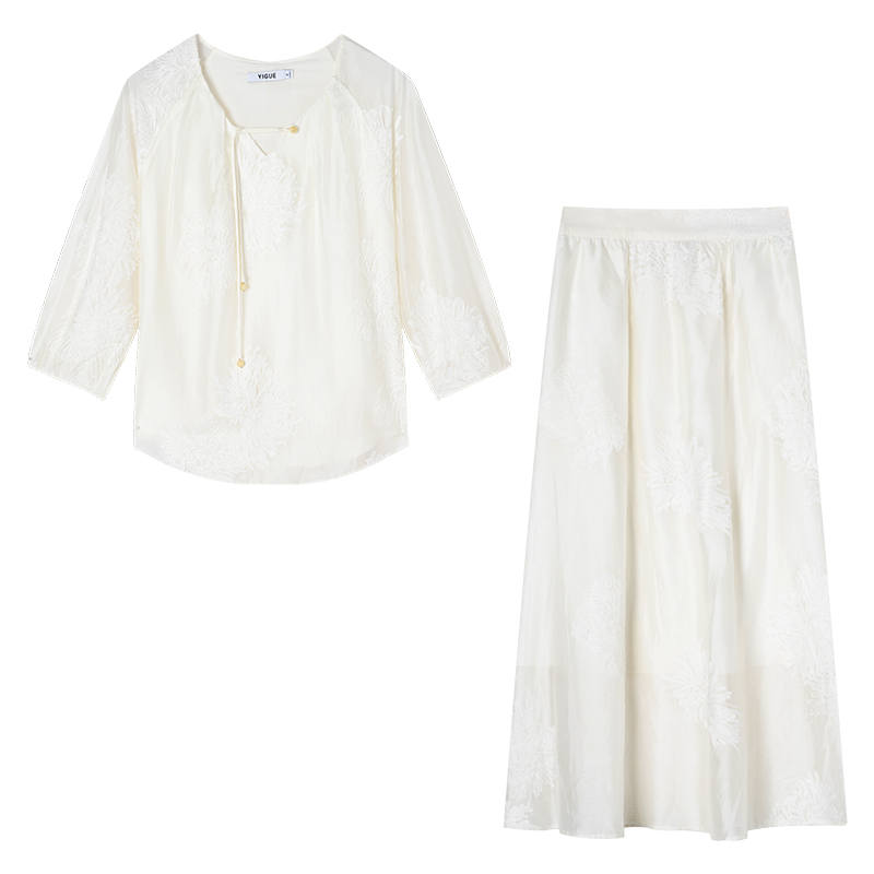 XIANGYING Casual Suits Women's V Neck Moderate