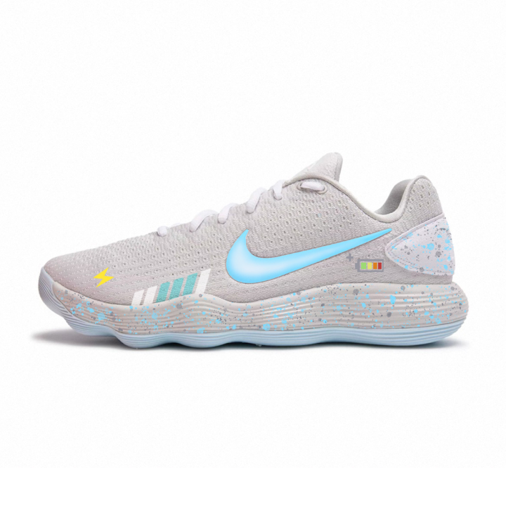 Nike Nike Hyperdunk 2017 Basketball Shoes Unisex Low Top Gray/White/Yellow/Red/Orange/Blue/Green