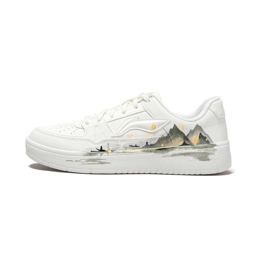 Li-Ning Li Ning January 1.0 Skateboard Shoes Men's Low Top White