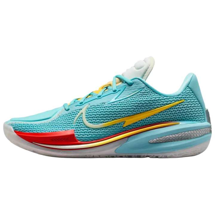 Nike TITAN X Nike Air Zoom GT Cut Basketball Shoes Unisex Bleached Aqua Blue