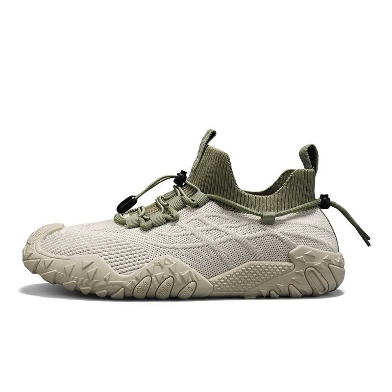 WARRIOR Casual Shoes Men's Low Top Beige/Green