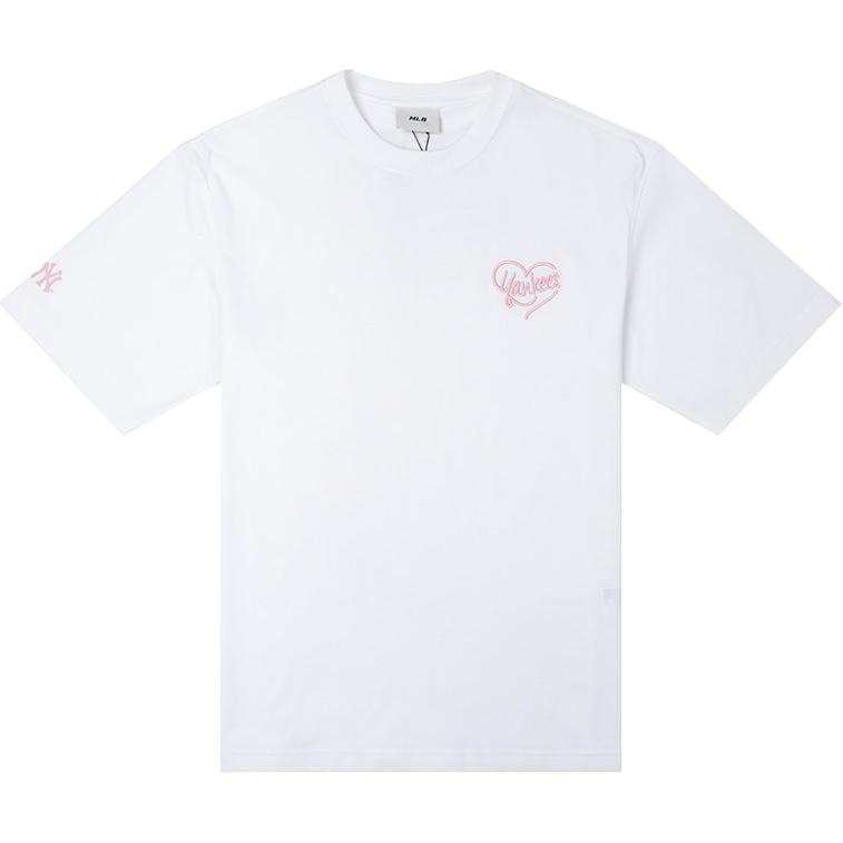 MLB MLB T Shirts Unisex White Crew Neck Moderate Straight Fit