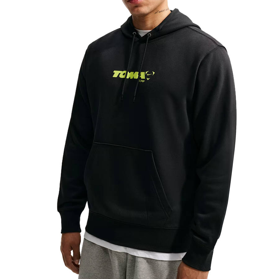 Nike Nike Sweatshirts Unisex Black Hooded Non Detachable Moderate