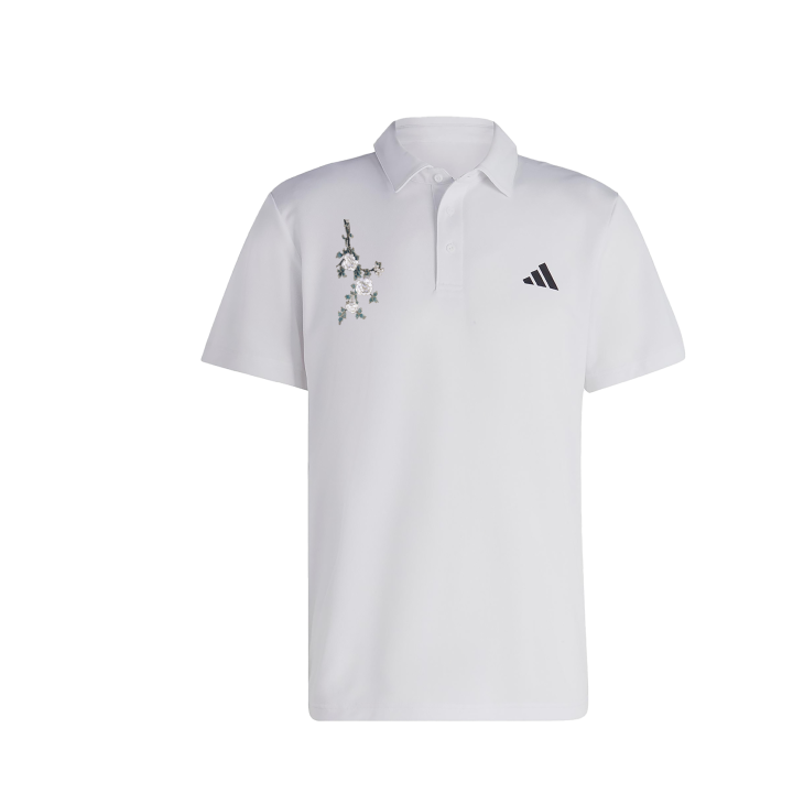 Adidas Adidas Tennis Polo Shirts Unisex White Moderate