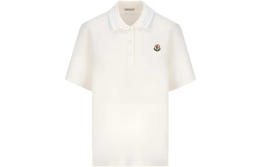 Moncler Logo Patch Short Sleeved Polo Shirt