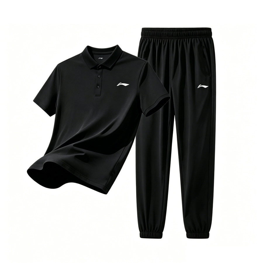 Li-Ning Li Ning Casual Sportswear Men's Polo Collar Thin