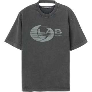 CAMPERLAB T Shirts Men's Black Crew Neck Moderate Straight Fit