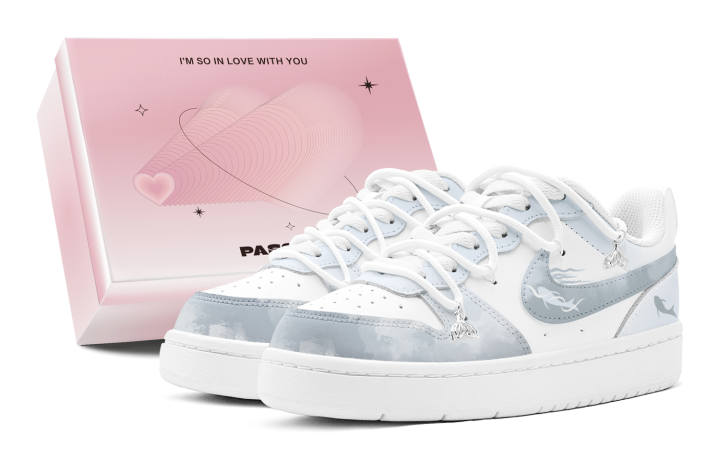 Nike Nike Court Borough Skateboard Shoes Women's Low Top White