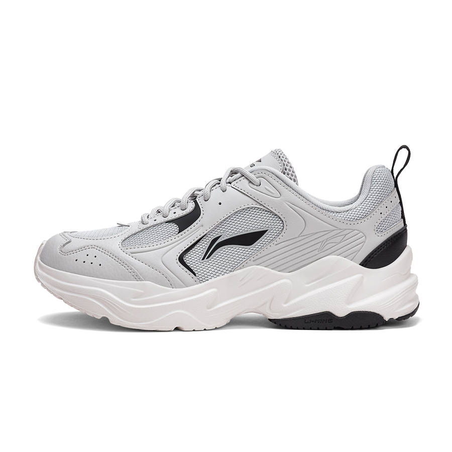 Li-Ning Li Ning Cloud Returns Casual Shoes Men's Low Top Gray/Black