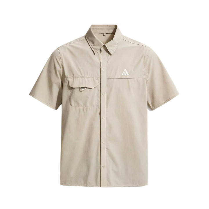 Nike Nike ACG Running Jackets Men's Ecru/Peak White Lapel Moderate Other