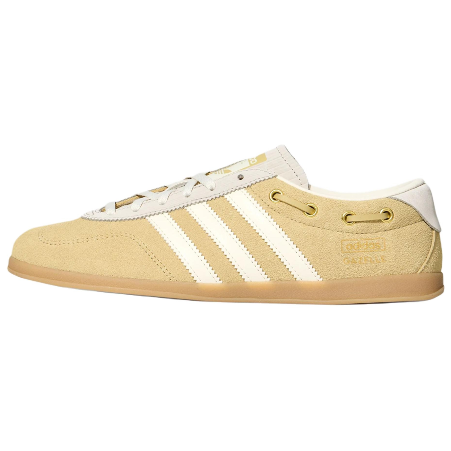 Adidas Originals Gazelle Skateboard Shoes Unisex Low Top Sandstorm/Ivory