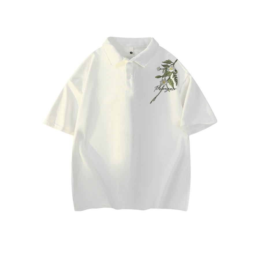 PAL ONGACO Polo Shirts Unisex Polo Collar Moderate Straight Fit