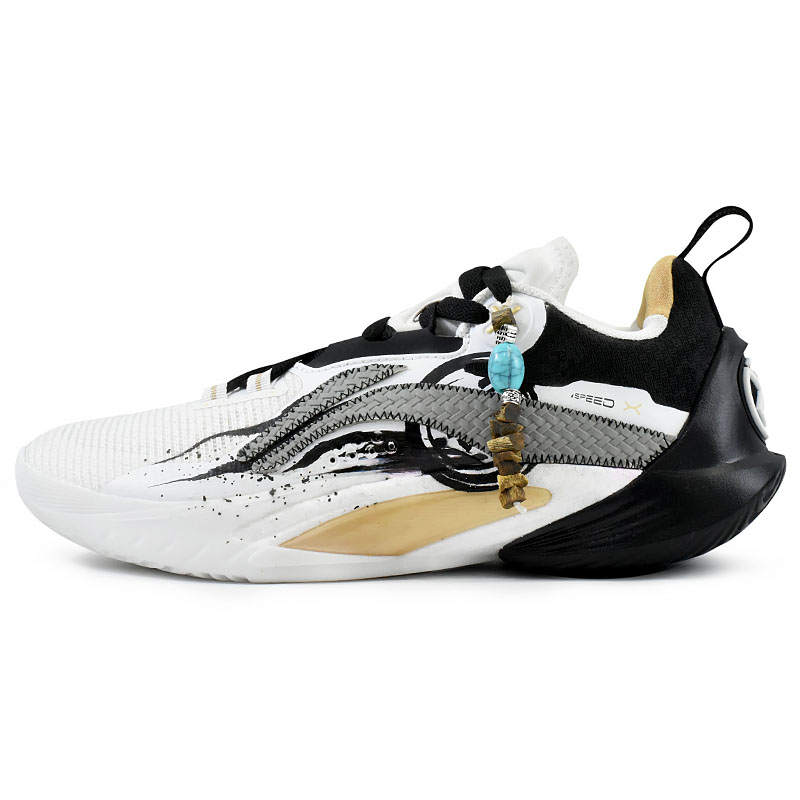 Li-Ning Li Ning Speed 10 Basketball Shoes Men's Low Top Black, White