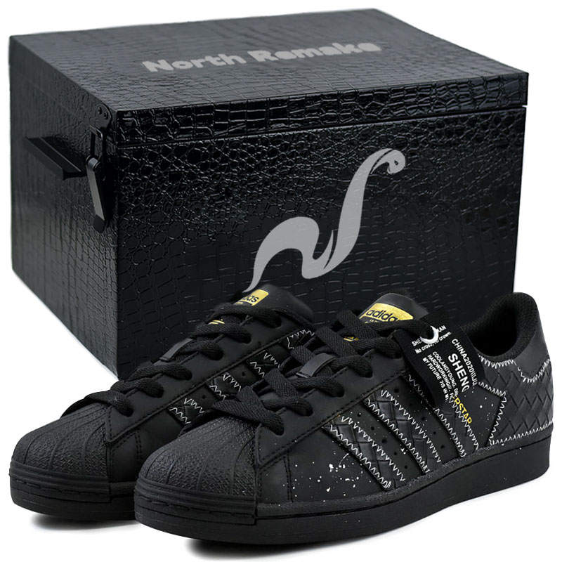 Adidas Originals SUPERSTAR Skateboard Shoes Unisex Low Top Black