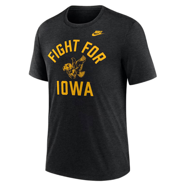 Nike Nike College T Shirts Men's Black Crew Neck