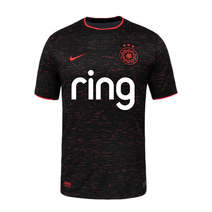 Nike Nike Portland Thorn Soccer Jerseys Men's Black Crew Neck Moderate