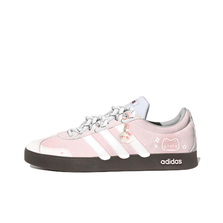Adidas Adidas Vl Court Classic German Army Trainers Women's Low Top White/Pink