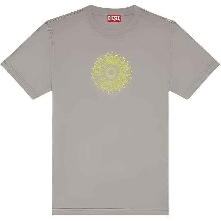 DIESEL Logo Printed Crewneck T Shirt