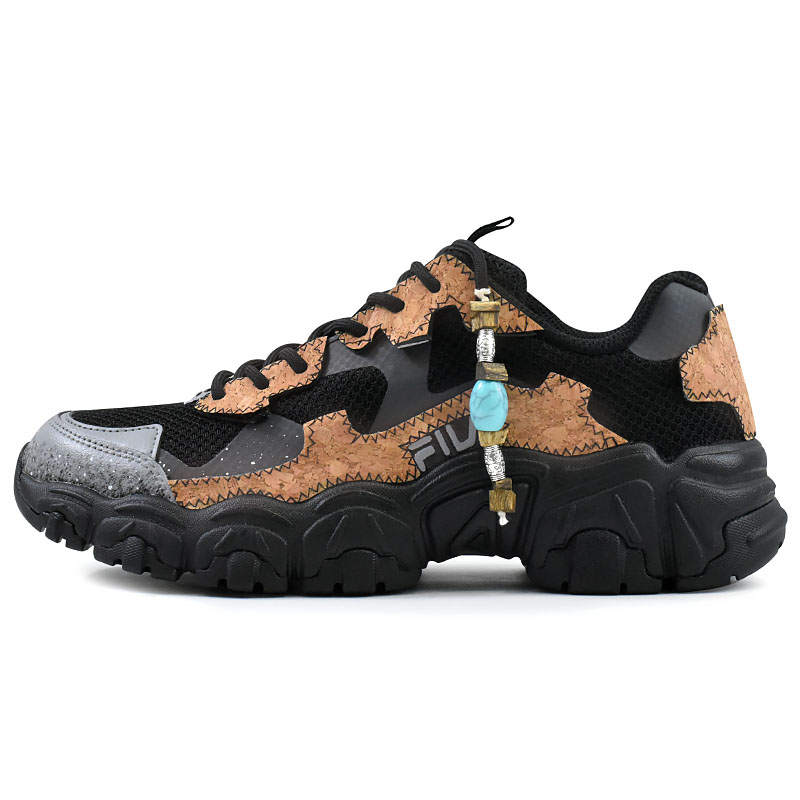FILA Fluid Chunky Sneakers Unisex Low Top Black