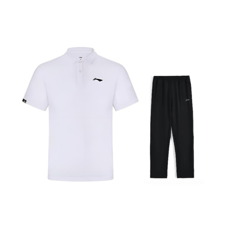 Li-Ning Li Ning Casual Sportswear Men's Polo Collar Moderate