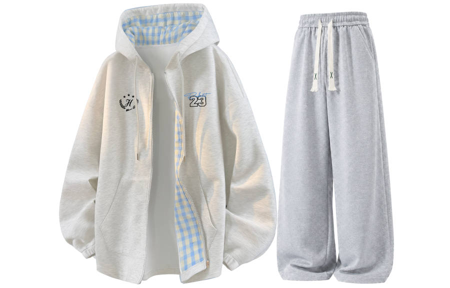 WARRIOR Casual Suits Unisex Hooded Non Detachable Moderate