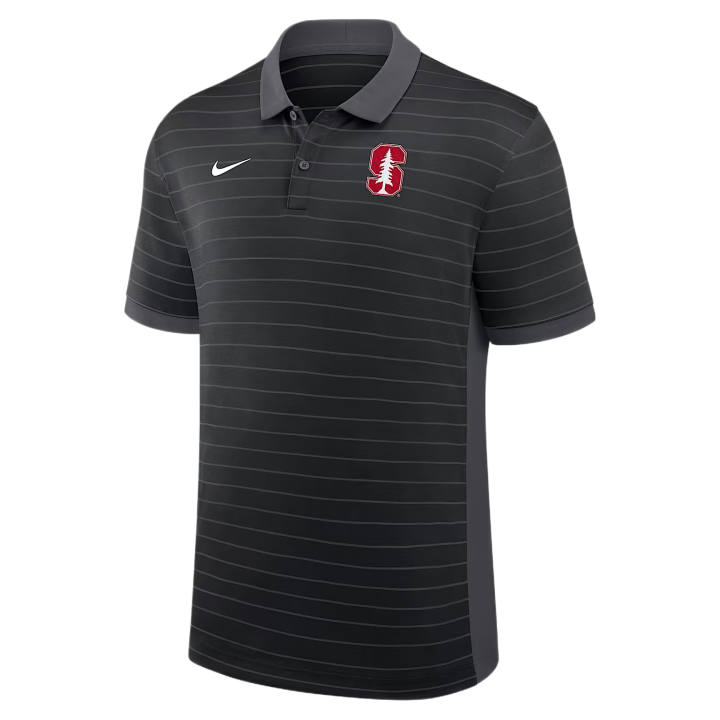 Nike Nike Polo Shirts Men's Black/Gray Polo Collar Moderate Straight Fit
