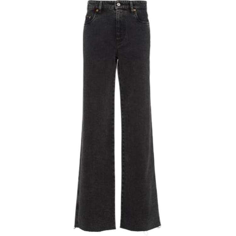 MIU MIU SS23 Jeans Women's Black