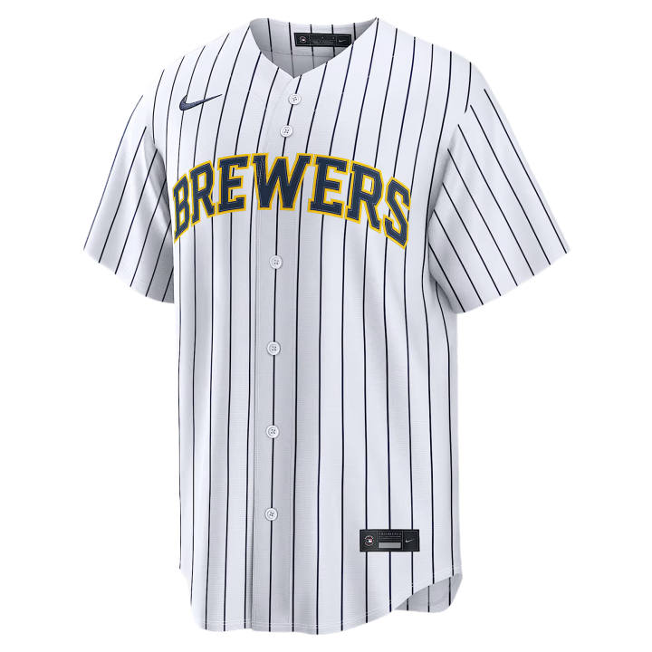 Nike Nike X MLB Baseball Jerseys Men's White V Neck Moderate