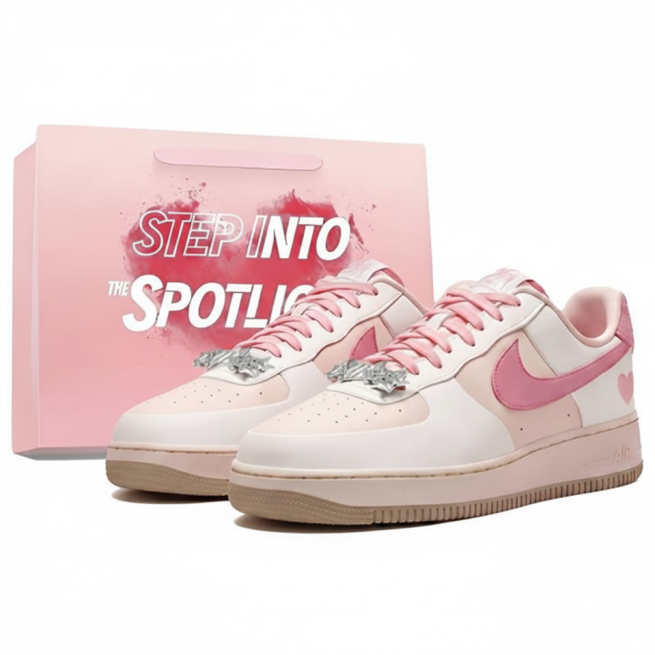 Nike Nike Skateboard Shoes Women's Low Top Black White Pink