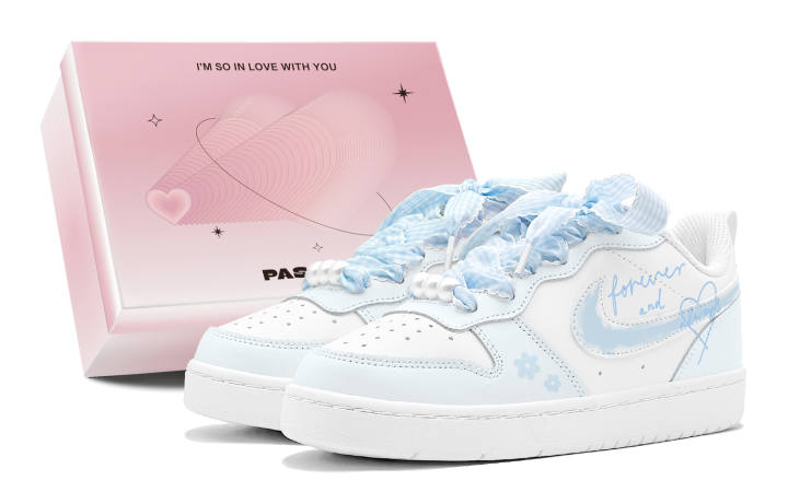 Nike Nike Court Borough Skateboard Shoes Women's Low Top White